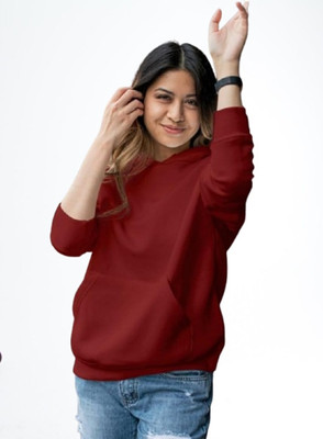 LWEXS Full Sleeve Solid Women Sweatshirt