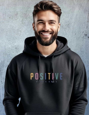 DAPPERS THREADS Printed Round Neck Casual Men Black Sweater