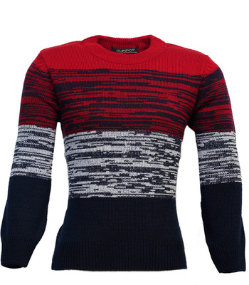 Coldplay Self Design Round Neck Casual Boys Multicolor Sweater