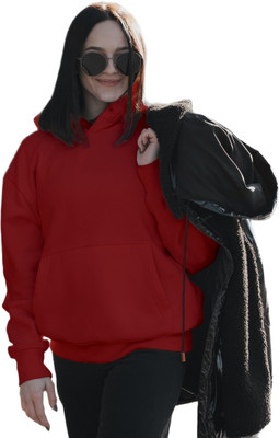 HOC Full Sleeve Solid Women Sweatshirt