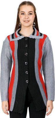 lady willington Striped Cowl Neck Casual Women Multicolor Sweater