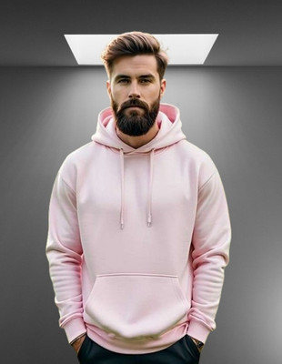 DAPPERS THREADS Solid Round Neck Casual Men Pink Sweater
