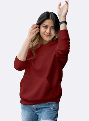 LWEXS Full Sleeve Solid Women Sweatshirt