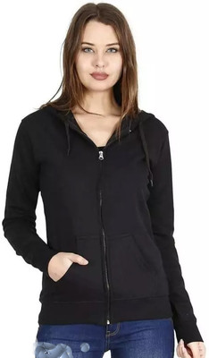 Annectant Full Sleeve Solid Women Sweatshirt