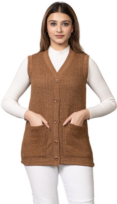 hifzaa Solid V Neck Casual Women Multicolor Sweater