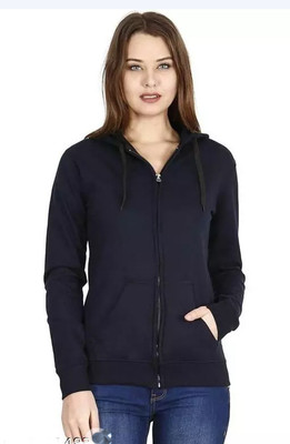Annectant Full Sleeve Solid Women Sweatshirt