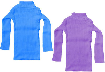 MTI FAASHION Solid High Neck Casual Baby Boys & Baby Girls Multicolor Sweater