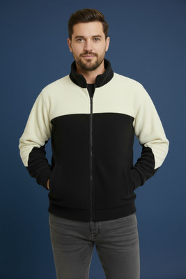 FRKE Solid Round Neck Casual Men Black, White Sweater