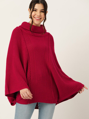 Dressberry Houndstooth Crew Neck Party Women Multicolor Sweater