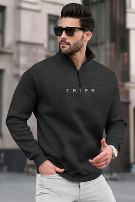 TRIPR Solid High Neck Casual Men Multicolor Sweater