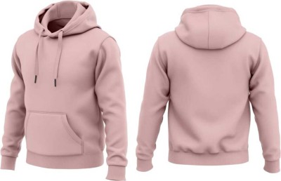 Shakuntla Fashion Solid Hooded Neck Casual Men Pink Sweater