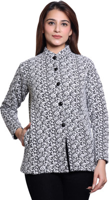 hrd7 Self Design Round Neck Casual Women Black Sweater