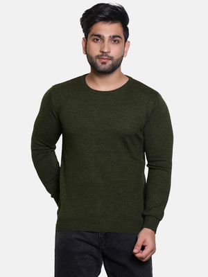 UGF Solid Round Neck Party Men Multicolor Sweater