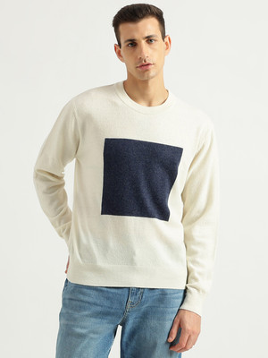 united-colors-of-benetton-colorblock-round-neck-casual-men-green-sweater
