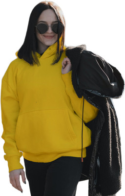 HOC Full Sleeve Solid Women Sweatshirt