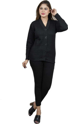 A to Z Colorblock Cowl Neck Formal Women Black Sweater