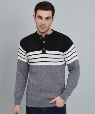 WILLEY Full Sleeve Color Block Men Sweatshirt