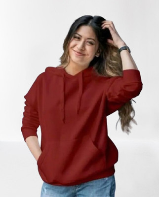 LWEXS Full Sleeve Solid Women Sweatshirt