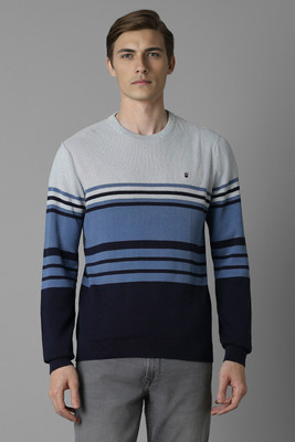 LOUIS PHILIPPE Printed Crew Neck Casual Men Multicolor Sweater