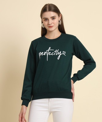 Krew Full Sleeve Printed Women Sweatshirt