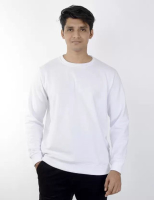 SPOWEARY Full Sleeve Solid Men Sweatshirt