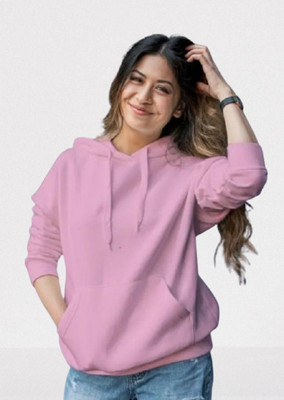 Sahuone Full Sleeve Solid Women Sweatshirt