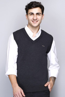 GODFREY Solid V Neck Casual Men Multicolor Sweater