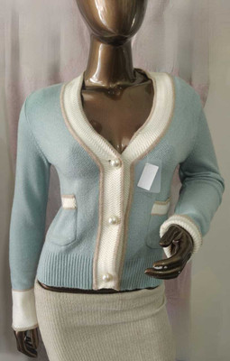 KGC Solid Round Neck Casual Women Brown Sweater