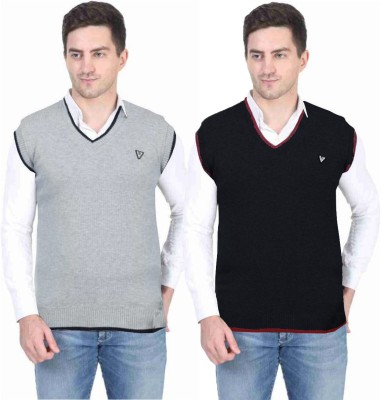 Mastani Solid V Neck Casual Men Multicolor Sweater