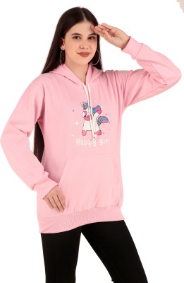 KLAXXY Full Sleeve Printed Women Sweatshirt