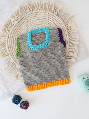 Woonie Self Design Round Neck Casual Baby Boys & Baby Girls Multicolor Sweater