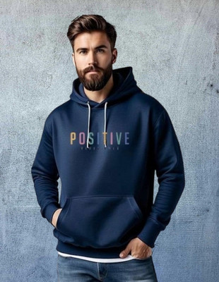 DAPPERS THREADS Printed Round Neck Casual Men Blue Sweater