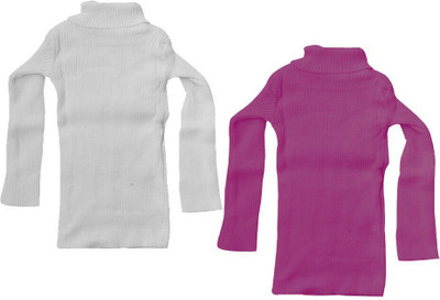 MTI FAASHION Solid High Neck Casual Baby Boys & Baby Girls Multicolor Sweater