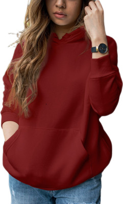 Xsware Full Sleeve Solid Women Sweatshirt