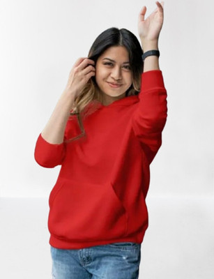 LWEXS Full Sleeve Solid Women Sweatshirt