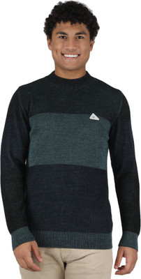 MONTE CARLO Solid Turtle Neck Casual Men Multicolor Sweater