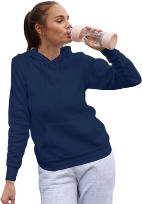 HOC Full Sleeve Solid Women Sweatshirt