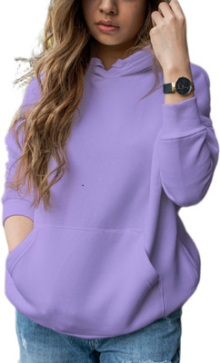 RS FASHION Full Sleeve Solid Women Sweatshirt