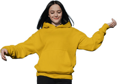 Qvick Full Sleeve Solid Women Sweatshirt