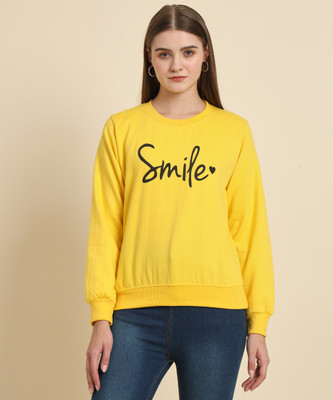 Krew Full Sleeve Printed Women Sweatshirt