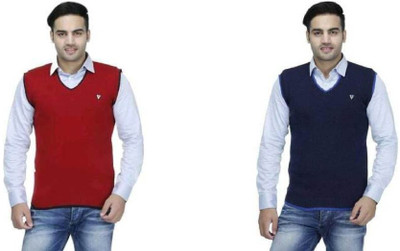 AAVYARA Solid V Neck Casual Women Multicolor Sweater