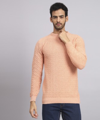 NYSINE Solid Round Neck Casual Men Multicolor Sweater