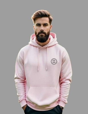 DAPPERS THREADS Printed Round Neck Casual Men Pink Sweater