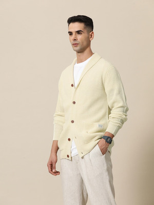 Mr Bowerbird Solid Casual Men White Sweater