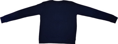 rayie collection Embellished Round Neck Casual Women Blue Sweater