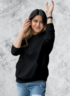 LWEXS Full Sleeve Solid Women Sweatshirt