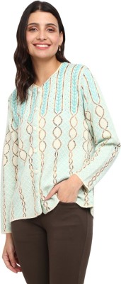 V-MART Self Design V Neck Casual Women Multicolor Sweater