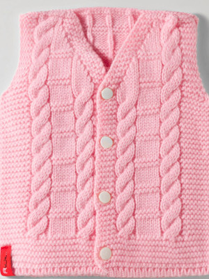 RVK Solid V Neck Casual Baby Boys & Baby Girls Pink Sweater