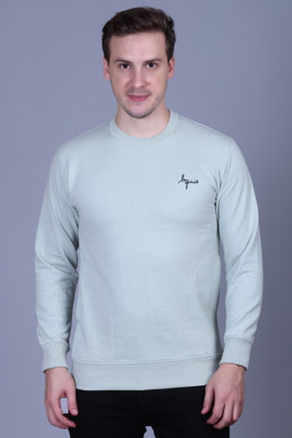 Pyro Spirit Full Sleeve Solid, Printed Men Sweatshirt