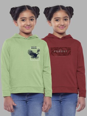 Hellcat Full Sleeve Printed Girls Sweatshirt